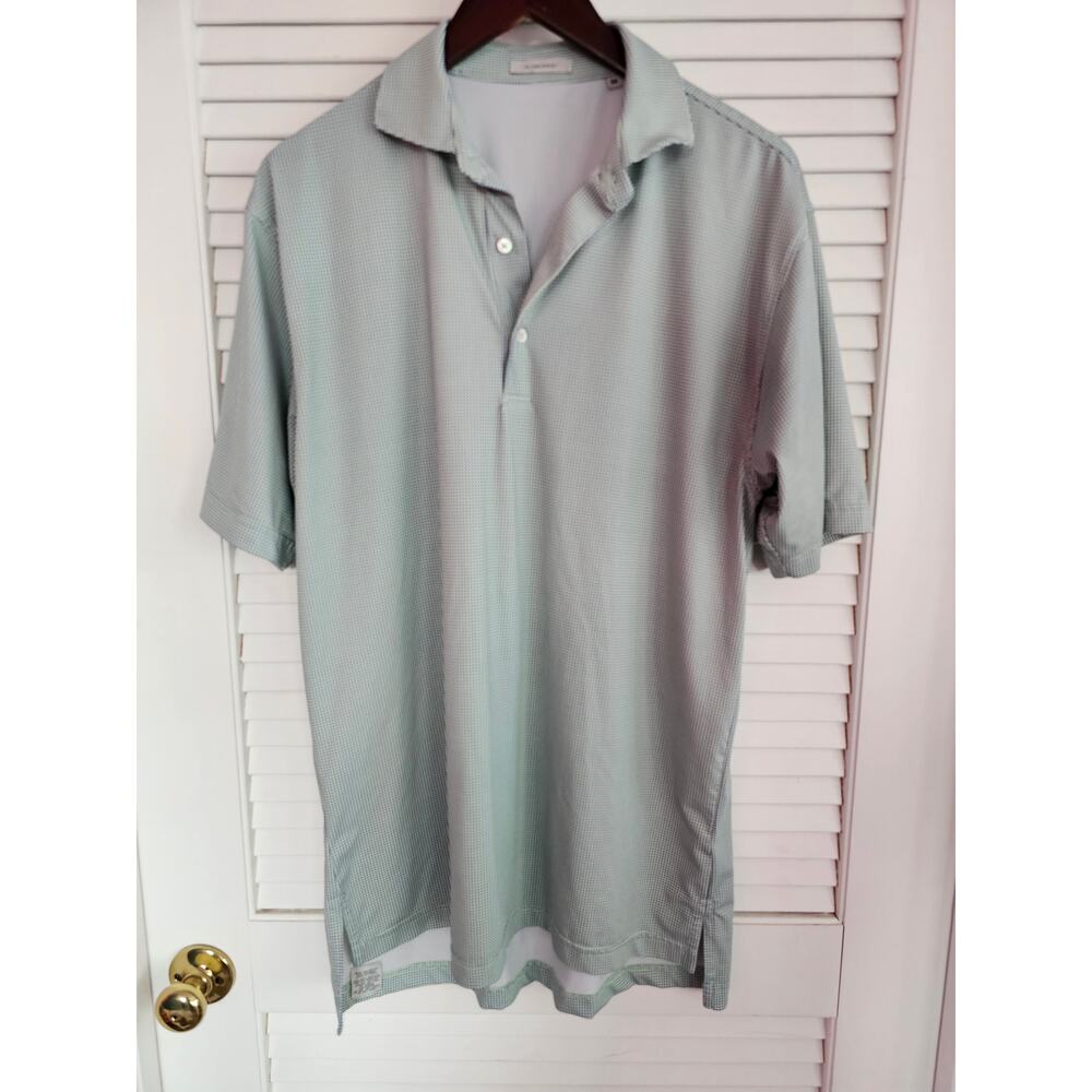 OLIVER‎ RIDLEY GOLF POLO SHIRT PERFORMANCE BLEND MENS MEDIUM GREEN